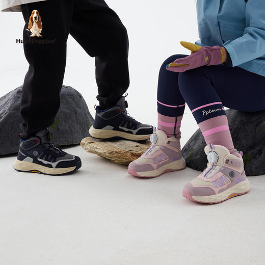 暇步士儿童冬季加绒保暖高帮运动鞋、HP5905008 商品图1