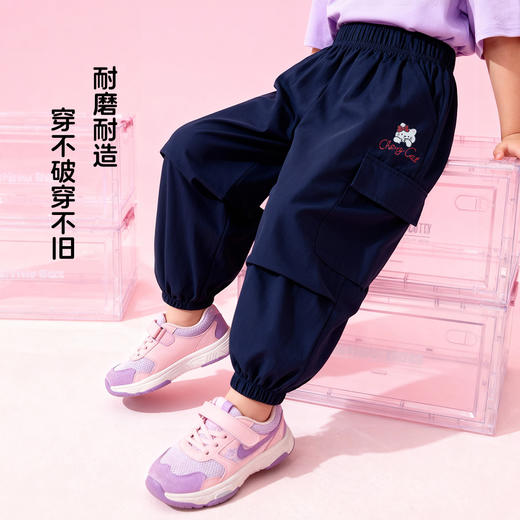 贝贝怡女童春秋工装裤 商品图3