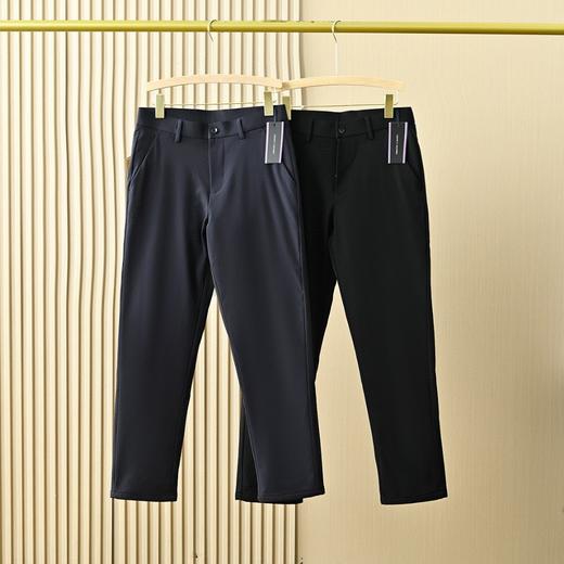 冬季新款商务休闲防水加厚保暖石墨烯护膝鹅绒西裤 商品图0