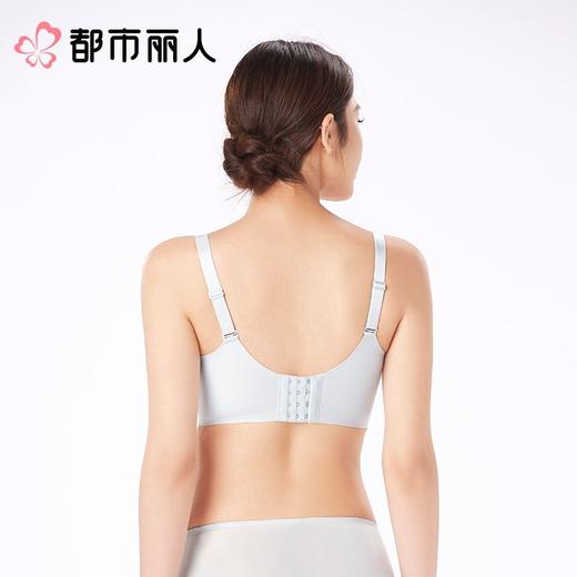 都市丽人内衣红品薄文胸锁边内衣3/4杯四排四扣树脂胶圈LJC4A801 商品图2