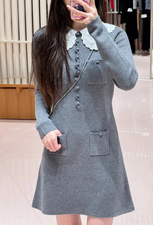 女款可拆卸领针织连衣裙hu 商品图3