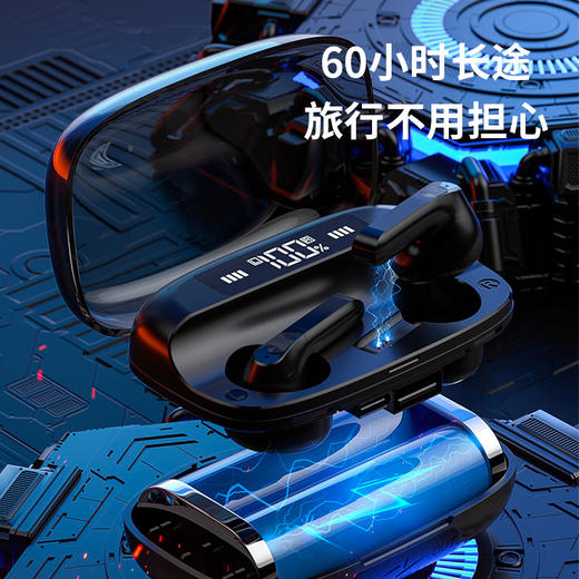 美穗吉家 QT81-TWS真无线蓝牙耳机 黑色 商品图3