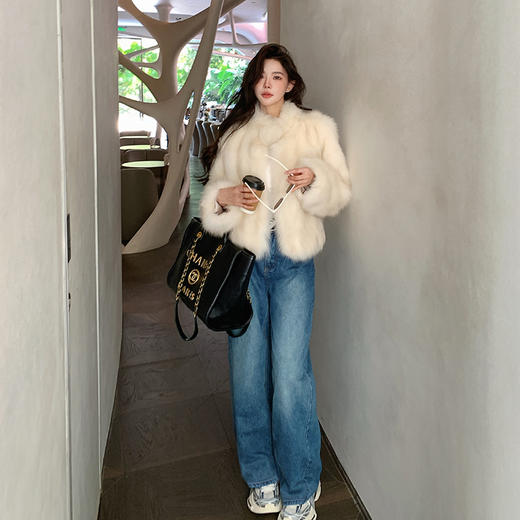 哥特莱丝·鹅绒牛仔裤，90鹅绒填充，显瘦、轻松穿出大长腿 商品图7