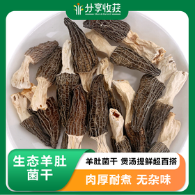 生态羊肚菌干 | 鲜美香浓 | 合作生产 * Ecological Dried Morel Mushrooms
