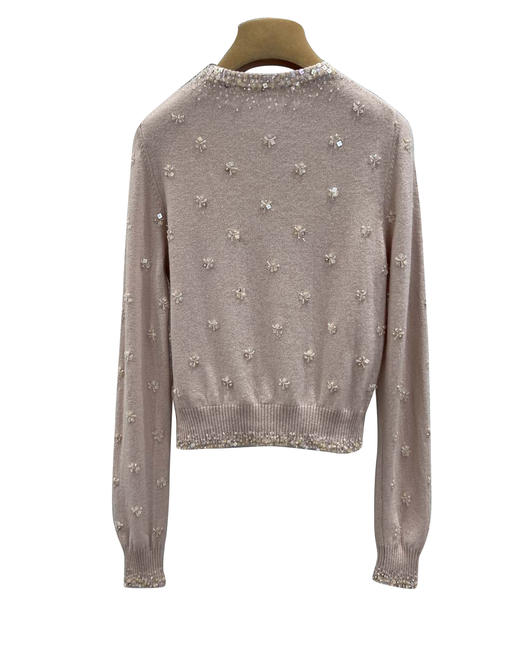 女款钉珠针织开衫毛衣zh017 商品图1