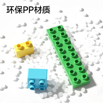 曼龙儿童大颗粒积木拼装玩具男孩女孩生日礼物 338颗粒-丛林总动员 商品图0