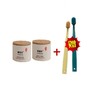 2瓶送2支牙刷   皓齿安植物洁牙粉20克/瓶   A-2898（效期28-1） 商品缩略图0