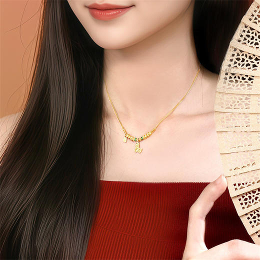 【新品首发】盛世风华小唐马 足金唐马套链【按克计价黄金2】MEMORA诗普琳GN267101 商品图2