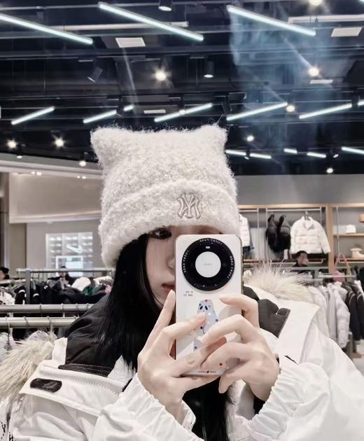 暖萌出圈 质感在线 m*b针织猫耳朵毛线帽！ 商品图9