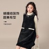 女童高级套装裙新款上衣高领冬装儿童打底无袖加绒背心裙小香风 商品缩略图1