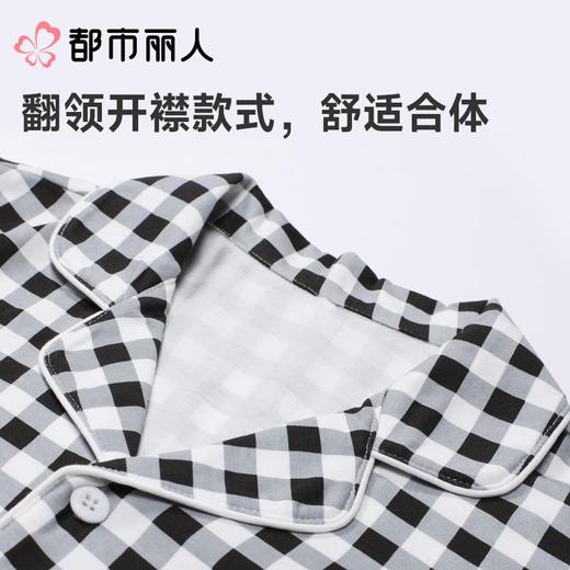 都市丽人男女童睡衣儿童家居服短袖七分裤棉质套装JHC1M2 商品图5