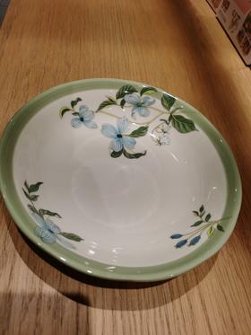 冠祥 蓝精灵8.25寸荷口竖纹盘