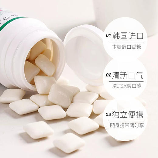 乐天木糖醇口香糖罐装52g/062911/条装24g/064190 口气清新 商品图3