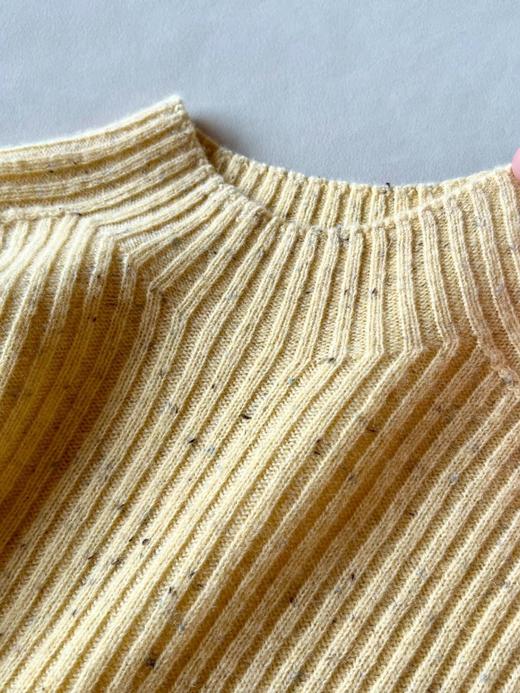 绝美彩点纱~【澳洲100%羊毛无缝一体毛衣】多色可选，半高领+竖坑条织法，百搭不挑人WD 商品图11