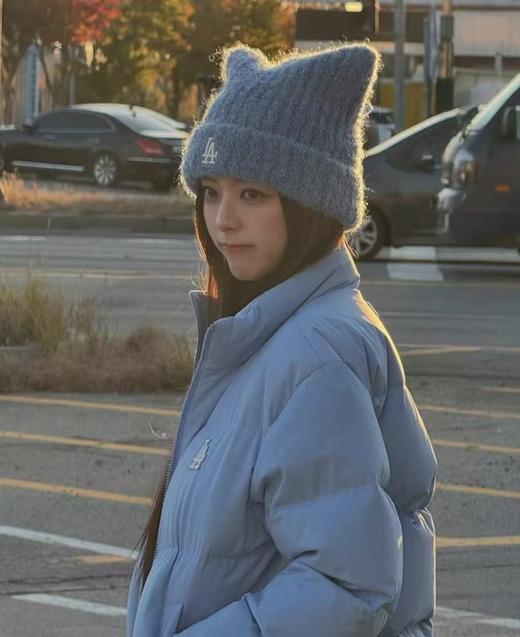 暖萌出圈 质感在线 m*b针织猫耳朵毛线帽！ 商品图11