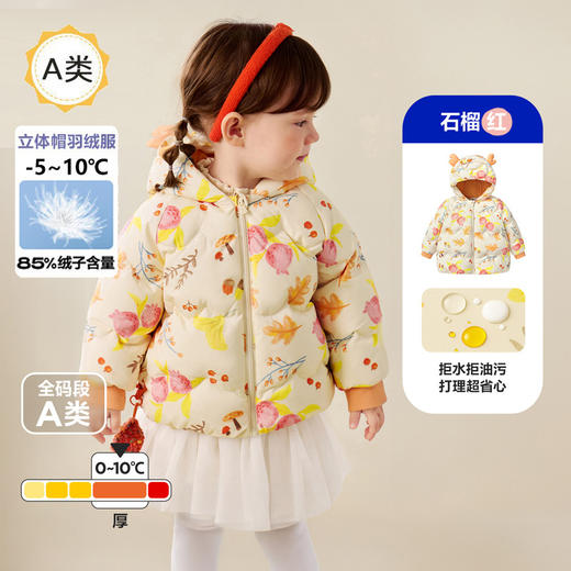 冬季男女童宝宝羽绒外套新款儿童动物造型帽羽绒服上衣厚款 商品图6
