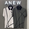 Anew家春夏新款男士印花铆钉POLO短袖M222127-56 商品缩略图0