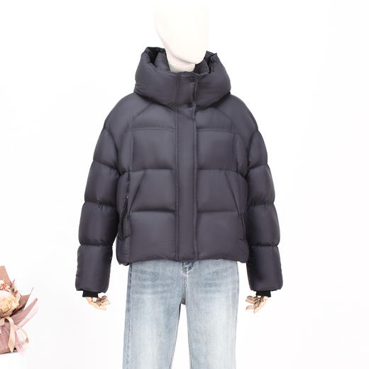 FOCALS新款时尚休闲泡芙白鸭绒短款羽绒服外套FRW8D072ZN 商品图1