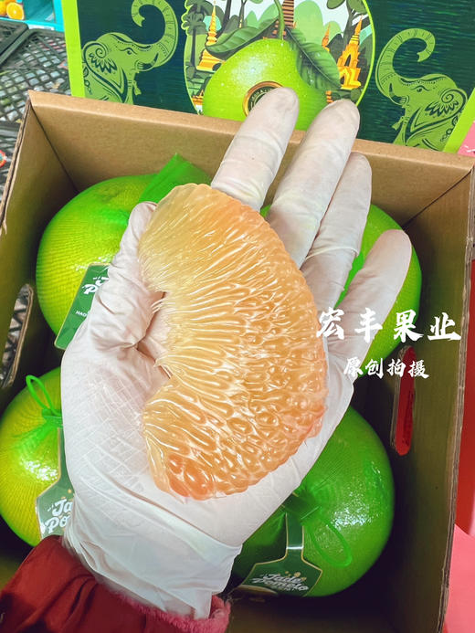 傣柚 口感清甜 果肉颗颗爆珠 水分很好 好剥皮 礼盒4个装配手提袋 商品图6