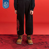 徐悲鸿联名年衣童装长裤儿童冬季新款男女同款加绒大展鸿图长裤 商品缩略图4
