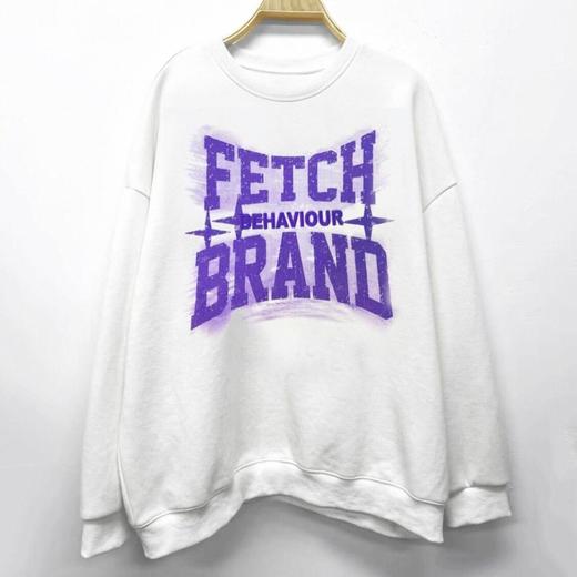 NC圆领印字母长袖卫衣50717（黑白）秋季 253012060321 商品图2