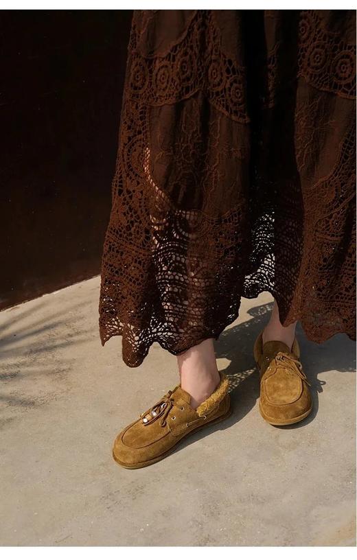 RIM RIM品牌直发“冬季毛毛鞋”【保暖防水防滑羊毛乐福鞋】加绒/不加绒两款可选~脚感舒适度无敌，巨好穿，闭眼入WD 商品图8