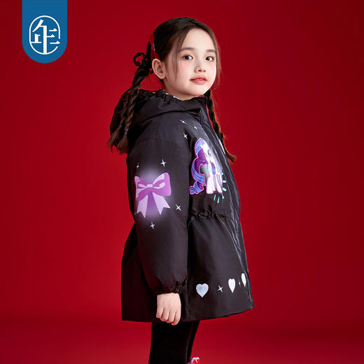 小马宝莉联名年衣童装儿童新年棉服冬季新款女童小马宝莉棉服 商品图4