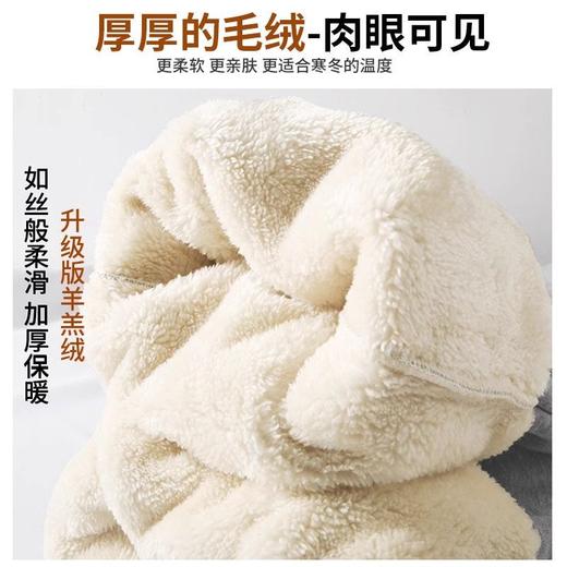 【冬季限定❗️超暖羊羔绒糯米裤】高腰＋阔腿版型，藏肉显瘦，不挑身材，搭配卫衣、外套都好看！女高腰直筒拖地休闲裤子宽松慵懒窄版加绒阔腿裤 商品图3
