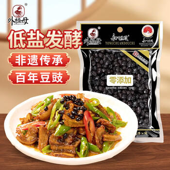 外祖母永川豆豉300g川菜豆豉中华老字号 /粮油调味 /调味品 /烹饪酱 商品图1