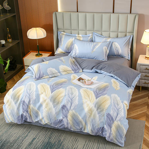 "因为+所以 / Because & So   花意浓情-全棉加厚磨毛四件套" 商品图2