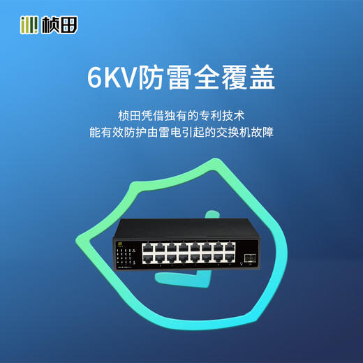 1光16电全千兆交换机(16G+F/全电压)-GNT-MG1117EL 商品图2