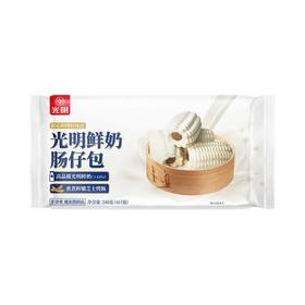 光明 鲜奶肠仔包 240g/袋
