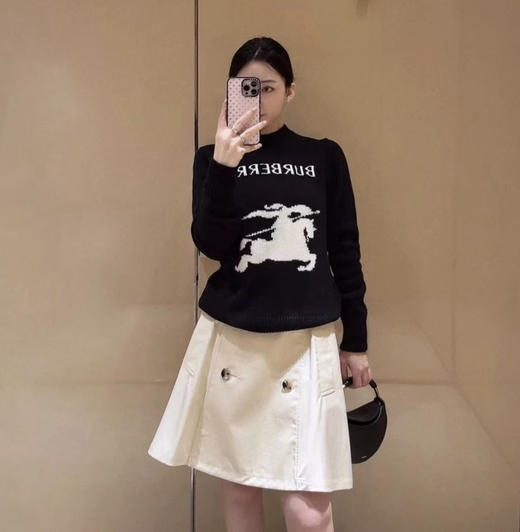 Bur男女款骑士徽标羊毛针织衫122503 商品图0