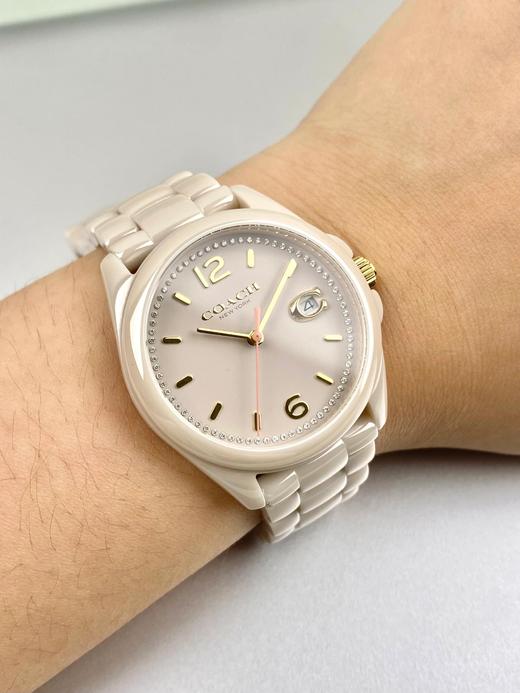 COACH蔻驰 GREYSON 腕表 石英机芯 陶瓷表带 商品图5