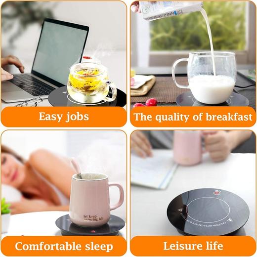 LiteLogy 高品质钢化玻璃加热盘 加固触控加热板 24小时智能恒温杯子加热器 商品图1