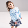 笛莎Deesha 2026春季女童休闲卫衣时尚格纹半裙套装 商品缩略图3