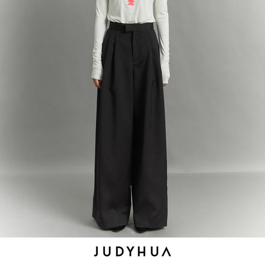 JUDYHUA 苏醒系列极简阔腿裤 商品图0
