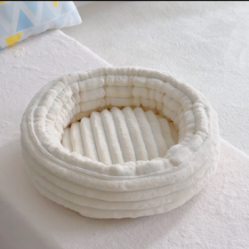 奶牛绒小圆窝猫窝冬季暖窝40cm