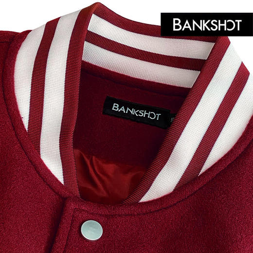 【听老杨原创】马上通关 经典街机主题刺绣/毛巾绣 PU皮袖棒球服 商品图10