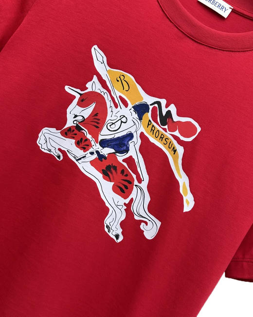 女款马年印花短袖T恤ho007 商品图2