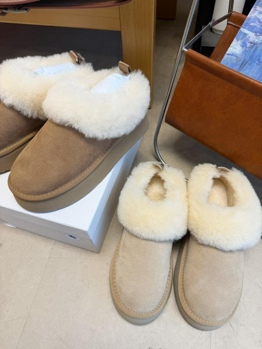 2512414    土豆🥔雪地靴半拖，羊毛一体 商品图0