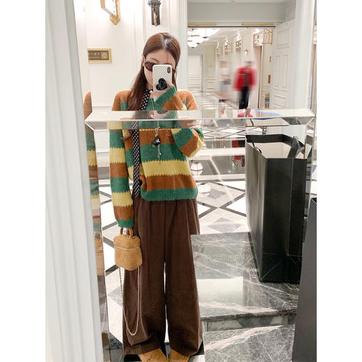 <曾小咸推荐>现货秒杀 ！微信超特价！彩色条纹针织衫 日常169.99 立减80 秒杀89.99！！ 商品图4