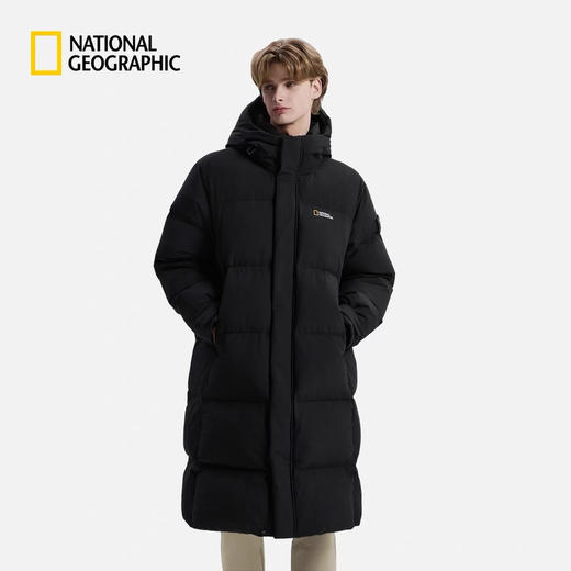国家地理 正品男士鹅绒超保暖长款羽绒服！正品保真！越南产！吊牌齐全！超级蓬松保暖！行走的鹅绒被子！黑色M L XL XXL（偏大） 商品图9