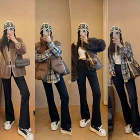  今年“马蹄裤”火爆了！比牛仔裤显瘦，比阔腿裤时髦！