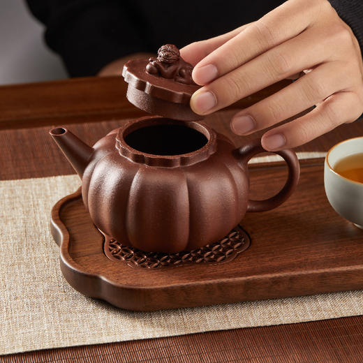 【故宫茶具】孟臣菊瓣紫砂壶博物馆文创茶壶茶具长辈新年本命年礼物 商品图5