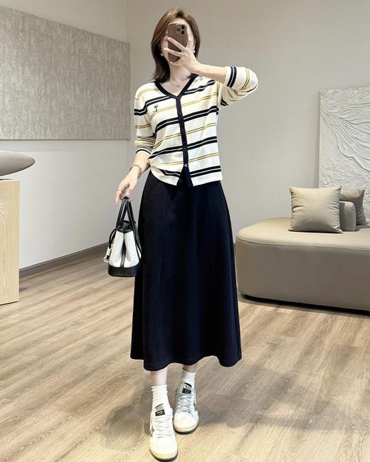 【卷卷紫醋酸羊毛6片半裙】不加绒/加绒可选 分片设计更显瘦 醋酸羊毛混纺亲肤垂顺耐穿有型 百搭不出错 商品图8