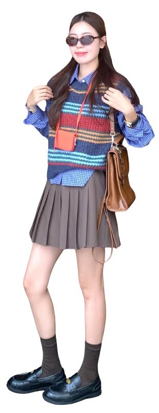 <曾小咸推荐>现货秒杀 ！微信超特价！复古条纹针织马甲 日常159.99 立减80 秒杀79.99！！ 商品图8