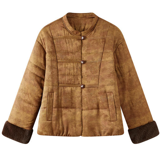 FW 2690妈妈轻薄棉服新中式宽松棉衣外套棉袄 商品图4