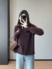 独家高货多彩花纱【老钱风空气感半拉链针织衫】澳洲100%羊毛纱线！毛质细密丰盈~上身效果松弛有气质WD 商品缩略图4