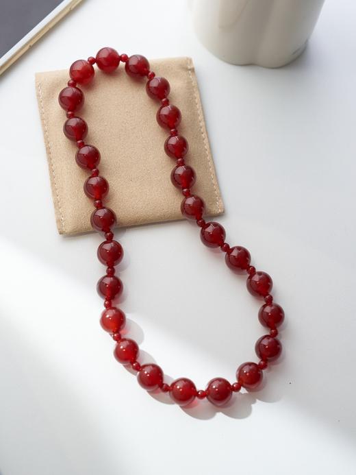 「鸿运当头」红玛瑙手链 时尚百搭 原创设计 商品图6